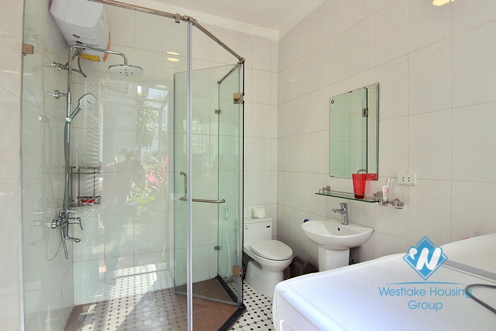 Renovated French villa for rent in Tay Ho, high ceiling, lots of outside space