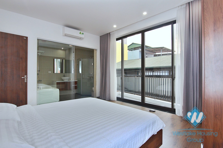 Spacious and brand new 3 bedrooms apartment for rent in Dang Thai Mai area, Tay Ho
