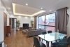 Spacious and brand new 3 bedrooms apartment for rent in Dang Thai Mai area, Tay Ho