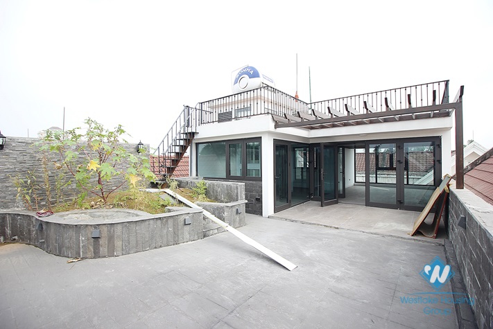 A wonderful, modern  house in semi-furnished condition for rent in T Block, Ciputra