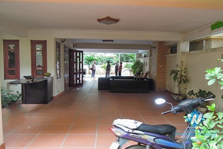 A beautiful French style villa for rent in Tay Ho District