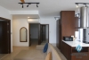 Serviced apartment with long balcony for rent in Kim Ma, Ba Dinh