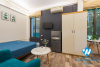 A lovely studio apartment for rent on Tran Phu street, Ba Dinh District
