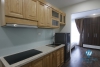 A serviced studio apartment for rent in Dao Tan street