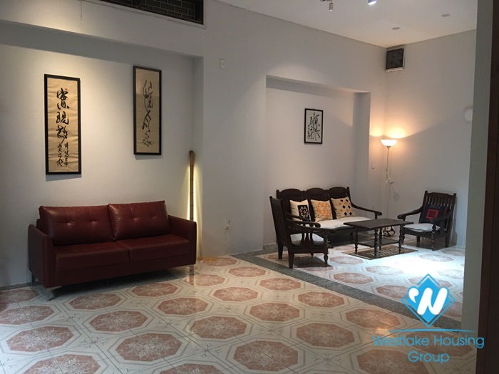 A lovely 3 bedroom house for rent on Trinh Cong Son street, Tay Ho District.