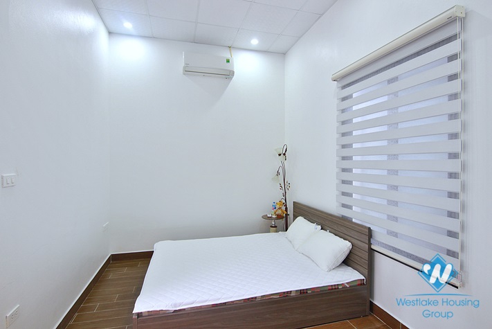 Green house with big yard for rent in An Duong, Tay Ho area
