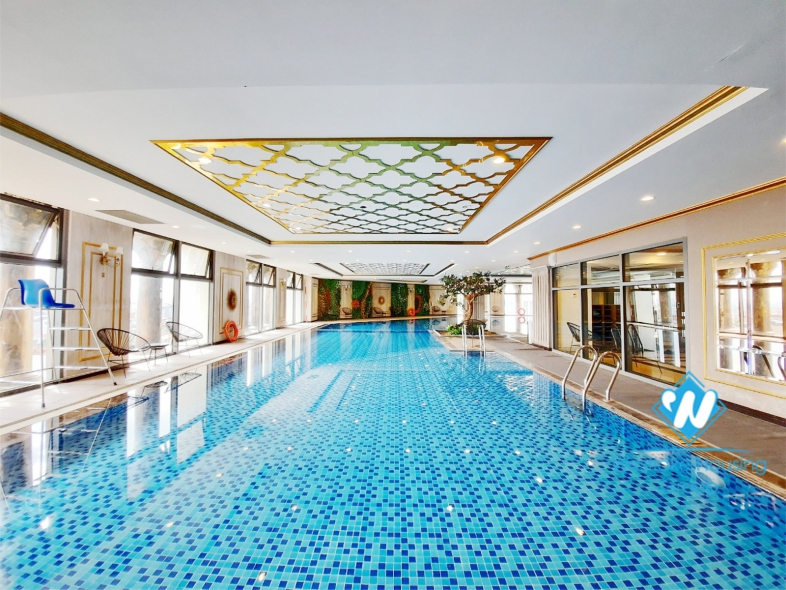 Modern 3 bedroom apartment for rent in Xuan Dieu, City view