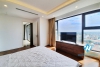 Modern 3 bedroom apartment for rent in Xuan Dieu, City view