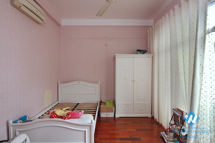 Beautiful house with wooden floor for rent in Au Co area, Tay Ho District 