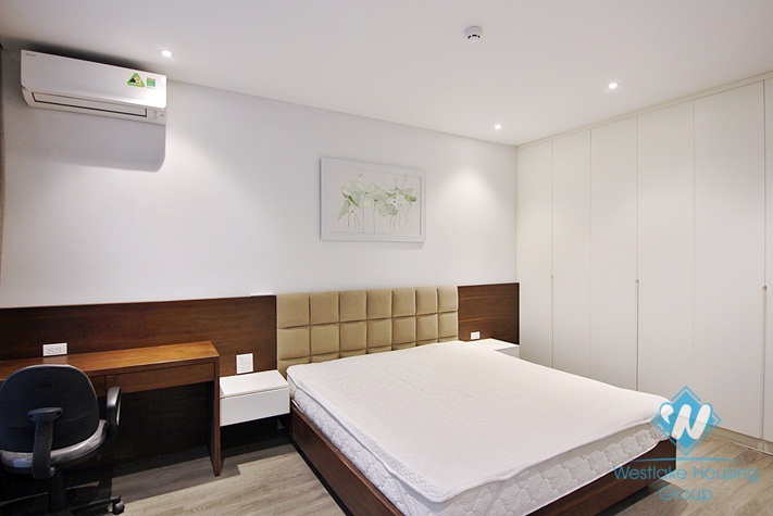 Beautiful apartment with Westlake view for rent in Tay Ho, Ha Noi