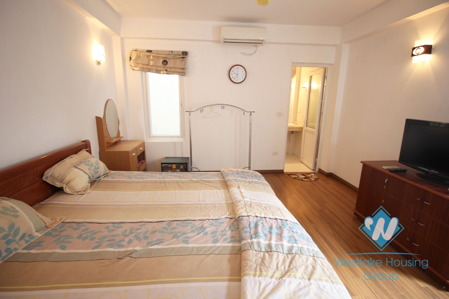 A spacious 1 bedroom apartment with lake view in Tu hoa, Tay ho, Ha noi