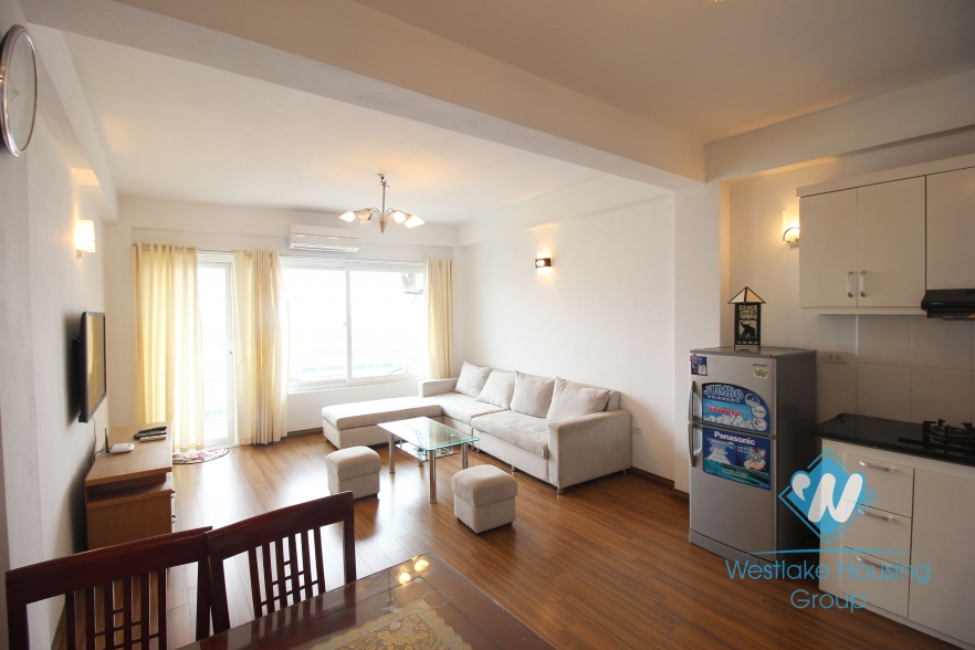 A spacious 1 bedroom apartment with lake view in Tu hoa, Tay ho, Ha noi