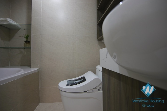 Morden one bedroom apartment for rent in Lieu Giai, Ba Dinh