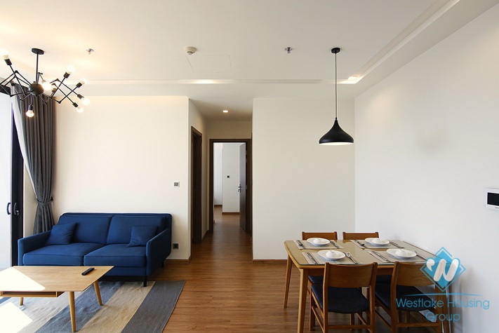 Bright and new two bedrooms apartment for rent in Vinhome Metropolis, Ba Dinh