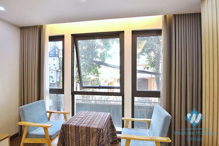 Bright and new studio for lease in To Ngoc Van, Tay Ho