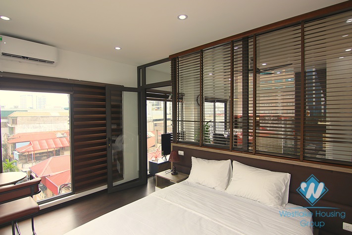Morden one bedroom apartment for rent in Lieu Giai, Ba Dinh
