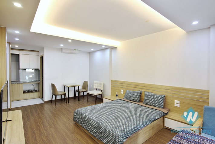 Bright and new studio for lease in To Ngoc Van, Tay Ho