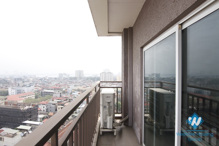 Three bedroom apartment for rent in Hoa Binh Green, 376 Buoi st, Ba Dinh