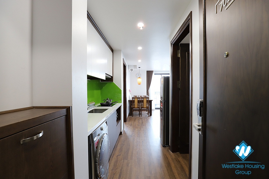 A Brand- New Affordable 02 bedroom Apartment  with  Charming balcony for rent in Ba Dinh 