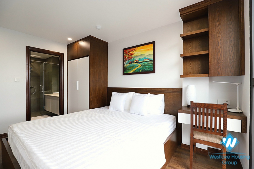 A Brand- New Affordable 02 bedroom Apartment  with  Charming balcony for rent in Ba Dinh 