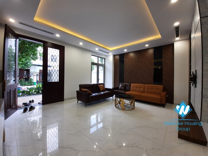 House for rent with modern new interior in Vinhomes Harmony Hanoi