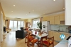 Lake view three bedrooms apartment for rent in To Ngoc Van st, Tay Ho