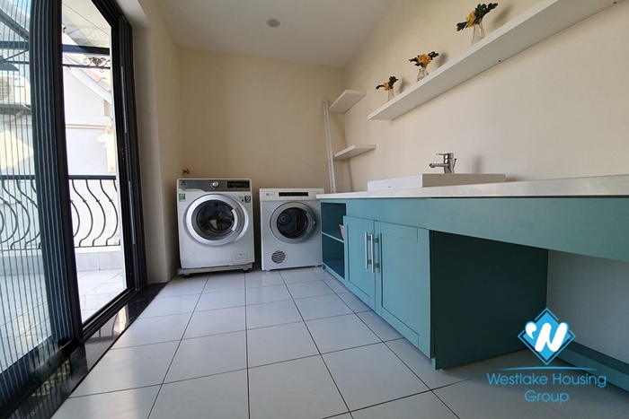 New and modern five bedroom villa for rent in Vinhome Riverside Long Bien.