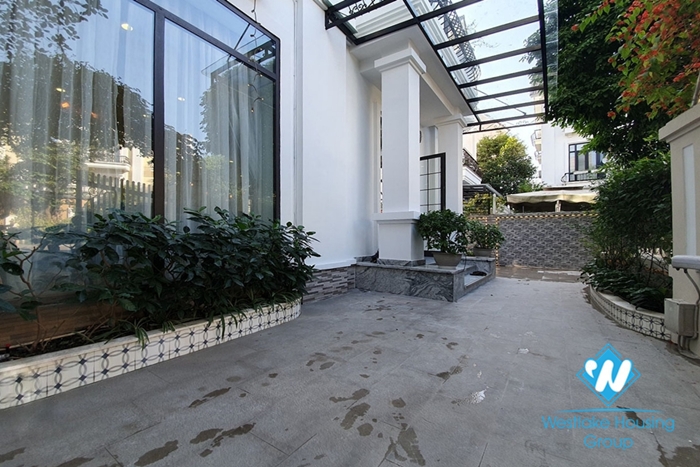 New and modern five bedroom villa for rent in Vinhome Riverside Long Bien.