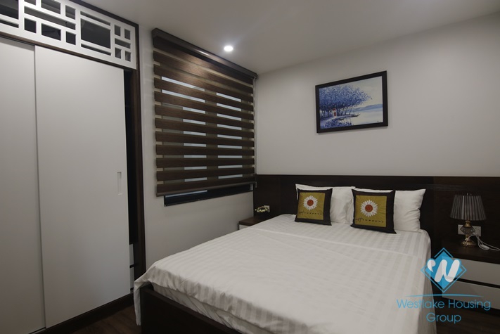 Brand new 2 bedrooms apartment with lovely balcony for rent in Kim Ma Thuong, Ba Dinh