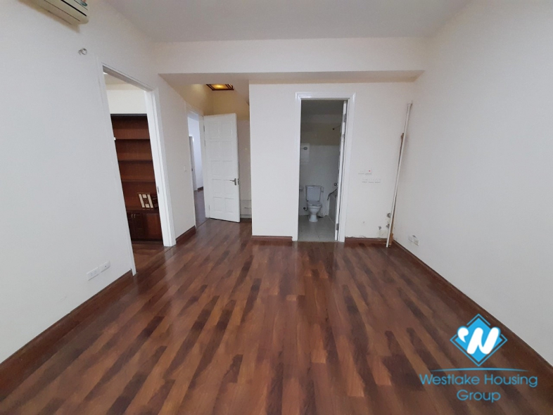 Unfurnished, spacious 4 bedroom apartment for rent in E Tower, Ciputra