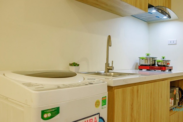 Well-furnished 2 bedroom apartment for rent on Giang Vo street