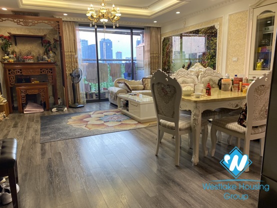 A furnished 3 bedroom apartment for rent in HongKong Tower, Dong Da District