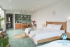 Super large light studio apartment for rent in Hoan Kiem.