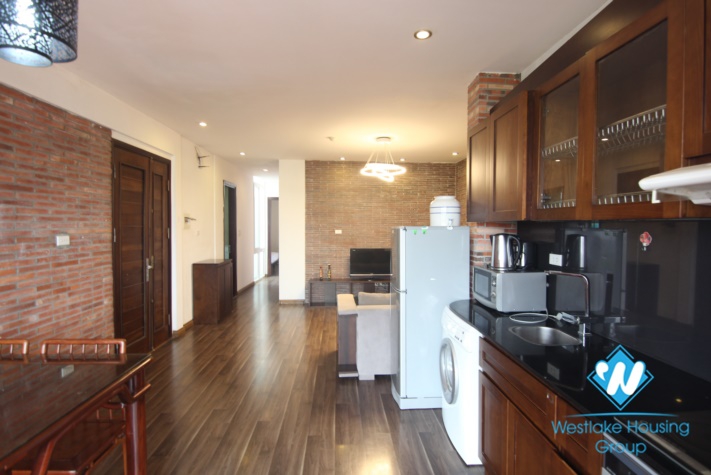  A nice apartment with large balcony for rent on Dang Thai Mai street, Tay Ho, Hanoi