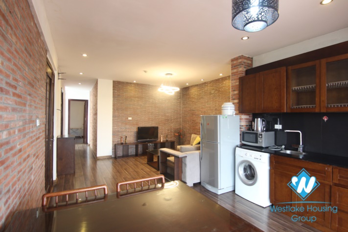  A nice apartment with large balcony for rent on Dang Thai Mai street, Tay Ho, Hanoi