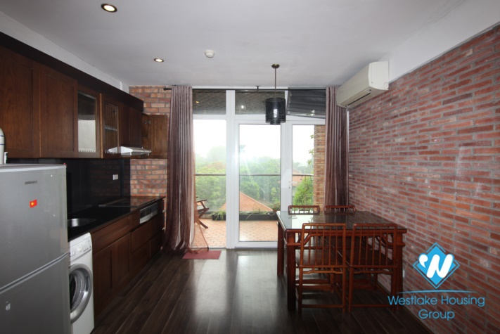  A nice apartment with large balcony for rent on Dang Thai Mai street, Tay Ho, Hanoi