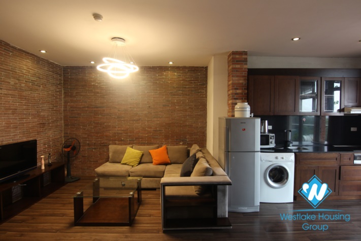  A nice apartment with large balcony for rent on Dang Thai Mai street, Tay Ho, Hanoi