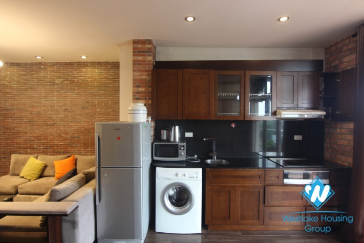  A nice apartment with large balcony for rent on Dang Thai Mai street, Tay Ho, Hanoi
