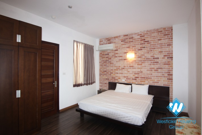  A nice apartment with large balcony for rent on Dang Thai Mai street, Tay Ho, Hanoi