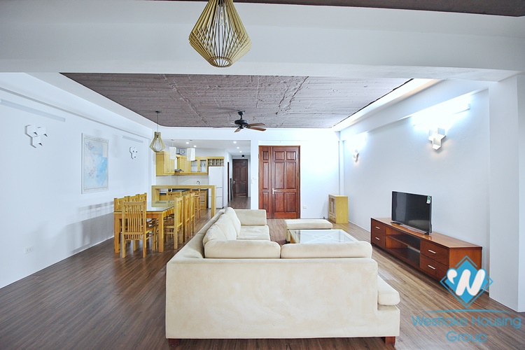 Spacious two bedrooms apartment for rent in Nhat Chieu street, Tay Ho
