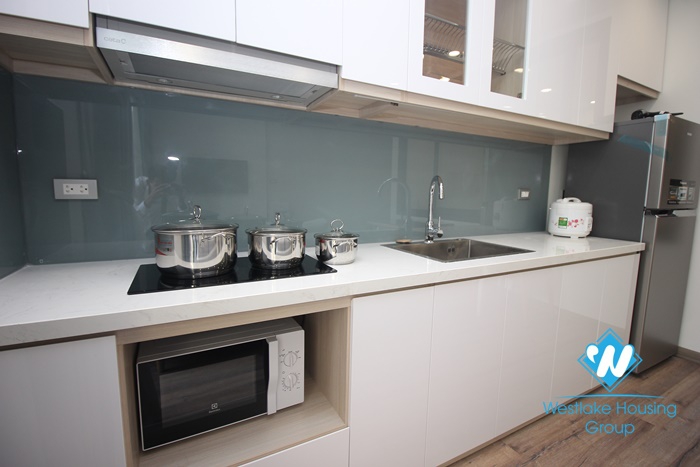 Bright one bedroom apartment for rent in Lieu Giai, Ba Dinh