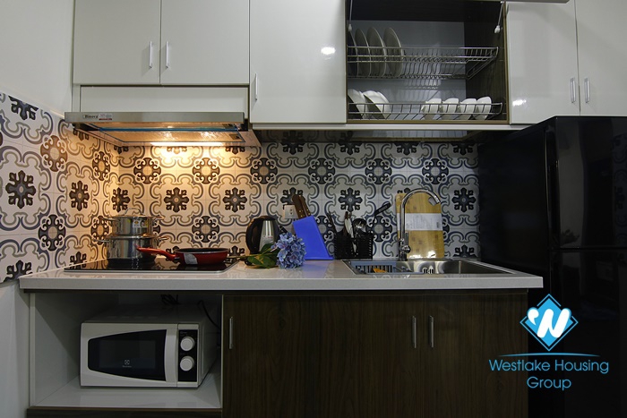 A pretty one bedroom apartment for rent in Dao Tan, Ba Dinh