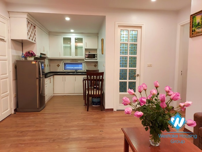 A colorful 2 bedroom apartment for rent on Quan Thanh street, Ba Dinh