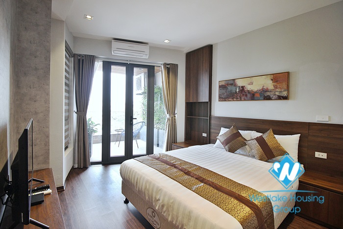 A charming 1 bedroom apartment with nice balcony for rent on Au Co street