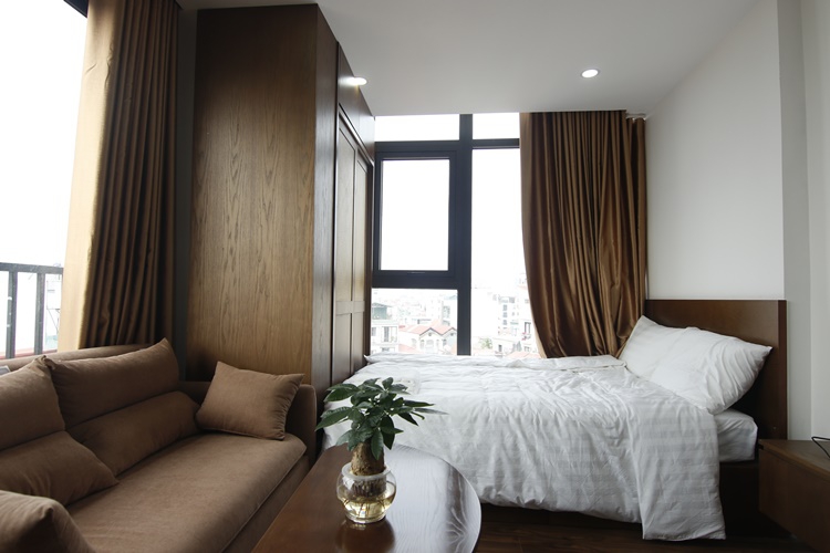 Brand new studio for rent in Dao Tan street, Ba Dinh