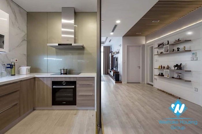 A brand new and modern 2 bedroom apartment for rent in Thuy khue, Ba dinh, Hanoi