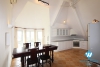 Top floor-breaking view 1+ beroom apartment for rent on Xuan Dieu street