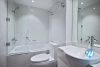 Lake view three bedrooms apartment for rent in Au Co street, Tay Ho district
