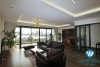 Lake view three bedrooms apartment for rent in Au Co street, Tay Ho district