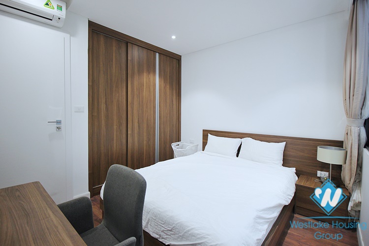 A brightly serviced apartment for rent in Tay Ho area